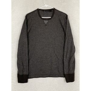 Neiman Marcus Superfine Cashmere Striped Sweater Brown Men’s Size Large